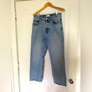 Zara size 8 straight leg jeans